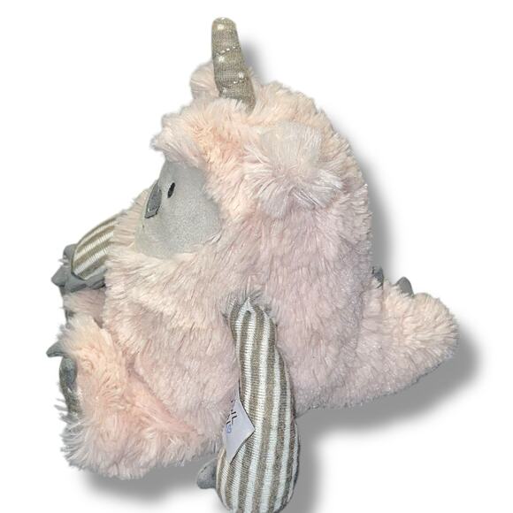 Demdaco Plush Growl Pal Unicorn Dreams Horn Monster Stuffed Animal Nursery 10” - Picture 5 of 10